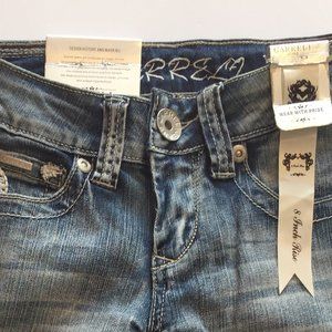 CARRELI NEW BERMUDA JEAN SHORTS-SZ 24